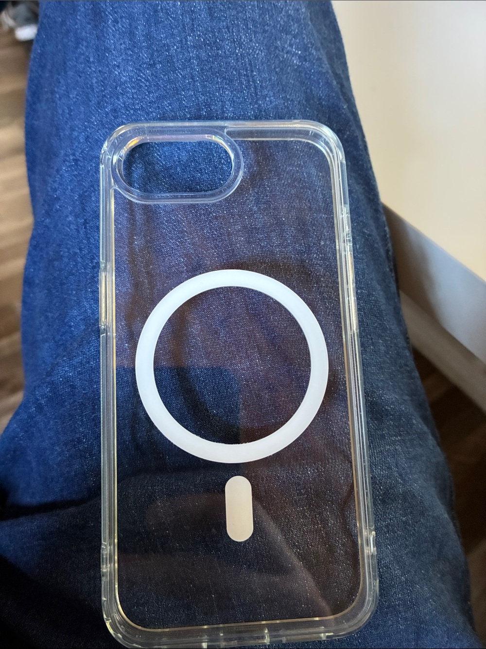 iPhone 16E / 17E clear case, with built in magnet, MagSafe-Compatible